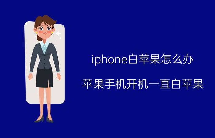 iphone白苹果怎么办 苹果手机开机一直白苹果？